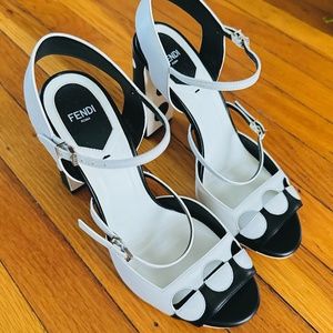 Fendi Polka Dot Sandals